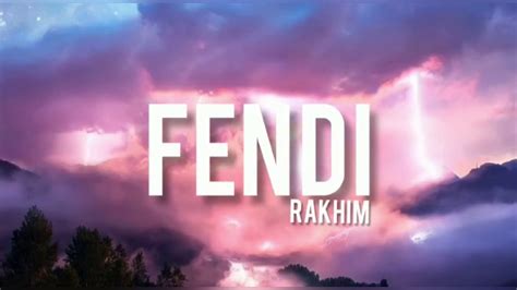 fendi текст|Rakhim – Fendi Lyrics .